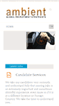 Mobile Screenshot of ambientjobs.com